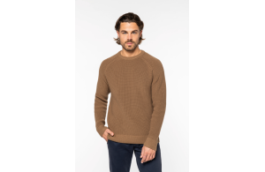 Pull à grosses mailles bio écoresponsable pour homme