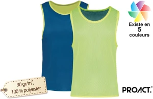 Chasuble réversible multisports ProAct à maille ajourée