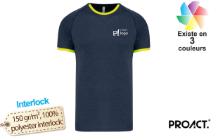 T-shirt de sport respirant ProAct performance mixte