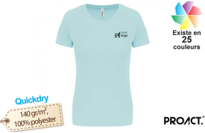 T-shirt finisher pour femme publicitaire personnalisé 