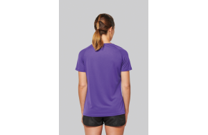 T-shirt de sport technique respirant ProAct col v pour femme