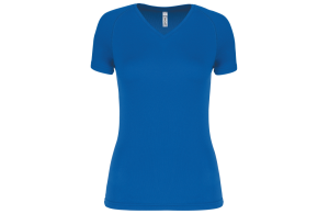 T-shirt de sport technique respirant ProAct col v pour femme