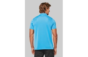 Polo sport personnalisé respirant ProAct manches courtes à maille piquée