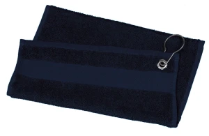 Serviette golf personnalisée ProAct avec crochet attache mousqueton