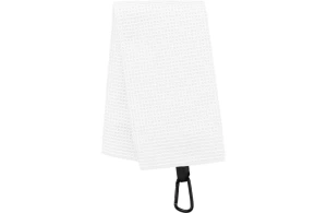 Serviette de golf ProAct en nid d'abeille avec crochet mousqueton métal