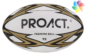 Ballon de rugby adulte challenger Taille 5 pour club 