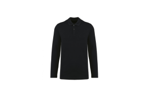 Polo personnalisé Supima® à manches longues pour homme