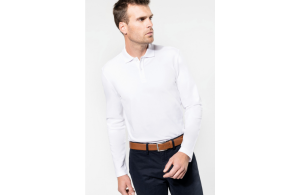 Polo Supima® manches longues pour homme