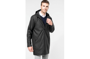 Manteau de pluie imperméable à capuche visière