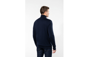 Pull à col roulé en laine mérinos pour homme