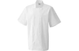 Veste de cuisine personnalisée à manches courtes 