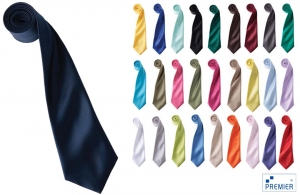 Cravate en satin personnalisée à tissé brillant