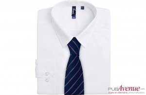 Cravate rayée sport personnalisée en polyester