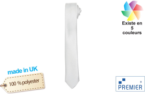Cravate fine en polyester personnalisée 