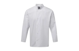 Veste de chef cuisinier professionnelle à manches longues personnalisée 