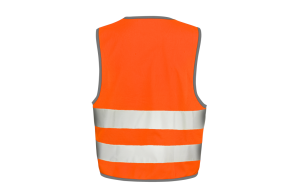 Gilet de sécurité haute visibilité fluorescent pour enfant