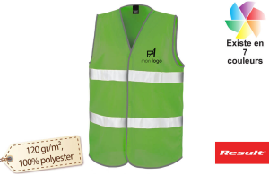 Gilet de sécurité de haute visibilité accrue