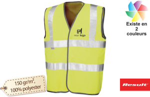 Gilet De Sécurité Réfléchissant 2 Bandes Homologué (M-XXL)