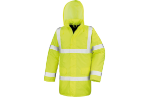 Veste de sécurité légère à bandes fluorescente