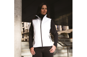 Bodywarmer personnalisé pour femme en softshell léger