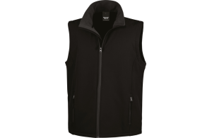 Bodywarmer personnalisé pour homme en softshell léger