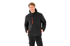 Blouson personnalisé matelassé black compass recyclé