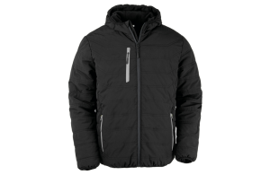 Blouson personnalisé matelassé black compass recyclé