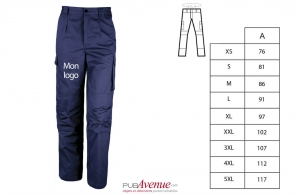 Pantalon de travail professionnel Result pour homme