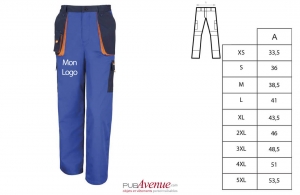 Pantalon professionnel multipoches Result