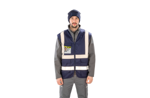 Gilet de sécurité à fermeture zippé