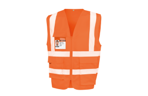 Gilet de sécurité à fermeture zippé