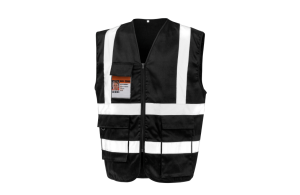 Gilet de sécurité à fermeture zippé