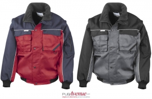 Blouson de travail personnalisé à manche amovible Result