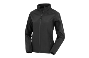 Softshell personnalisée respirante à fibre recyclée femme