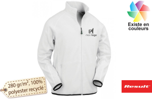 Veste polaire personnalisée polarthermique fibre bio recyclée