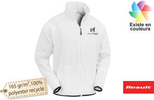 Veste polaire légère à fibre recyclée bio