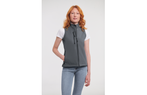 Bodywarmer softshell professionnel personnalisé femme