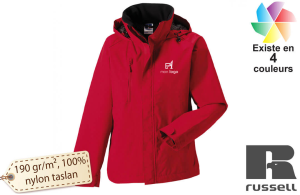 Veste hydraplus2000 personnalisée imperméable et coutures étanches 