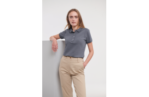 Polo personnalisé coupe slim Lycra® stretch pour femme
