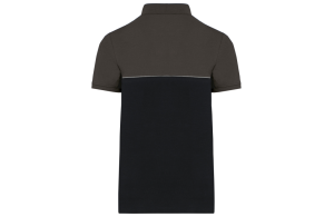 Polo de travail personnalisé bicolore bio écoresponsable