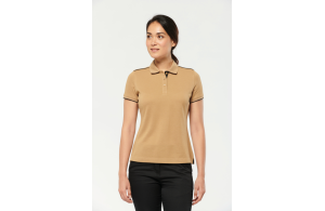 Polo de travail personnalisé Day To Day contrasté pour femme