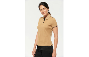 Polo de travail personnalisé Day To Day contrasté pour femme