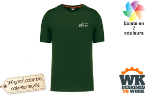 T-shirt de travail respirant bio écoresponsable