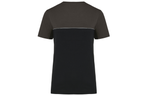 T-shirt de travail personnalisable bicolore bio écoresponsable