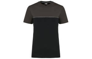 T-shirt de travail personnalisable bicolore bio écoresponsable