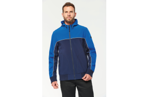 Veste softshell de travail bicolore 3 couches