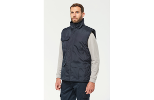 Bodywarmer de travail matelassée multi-poches