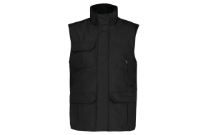 Bodywarmer de travail matelassée multi-poches