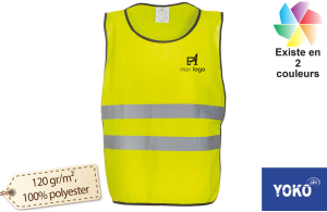 Gilet jaune personnalisable avec flocage - Adulte et enfant Toutes Les  tailles S