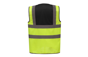 Gilet de sécurité professionnel bicolore à haute visibilité